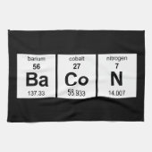 ベーコンの周期表 キッチンタオル (横)