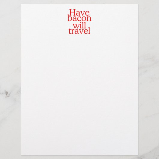 ベーコンの意志を伝える (正面)