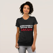 ベーコンの方が好い Tシャツ (正面フル)