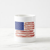 ベーコンの旗のマグ コーヒーマグカップ (中央)
