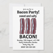 ベーコンの甘くて塩辛いベーコン 招待状 (正面)