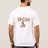 ベーコンの生命 Tシャツ (裏面)