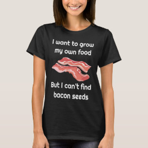 ベーコンの種についてのベーコンジョーク Tシャツ