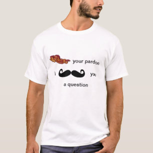ベーコンの髭のワイシャツ Tシャツ