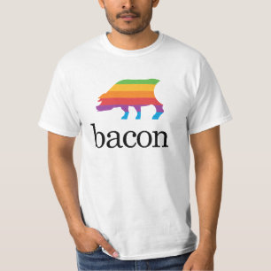 ベーコンのAppleのパロディ Tシャツ