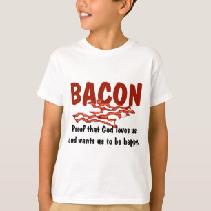 ベーコンのTシャツおよびギフト Tシャツ