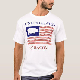 ベーコンのTシャツの米国 Tシャツ
