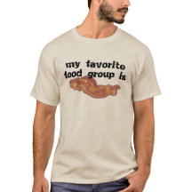 ベーコンはお気に入りの私のフードグループTシャツ