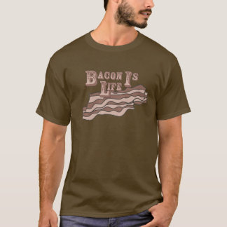 ベーコンは生命です Tシャツ