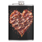 ベーコンは行くなおもしろいい フラスク (正面)