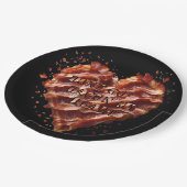 ベーコンは行くなおもしろいい ペーパープレート (アングル)