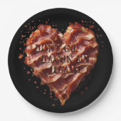 ベーコンは行くなおもしろいい ペーパープレート (正面)