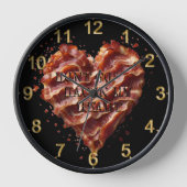 ベーコンは行くなおもしろいい 壁時計 (正面)