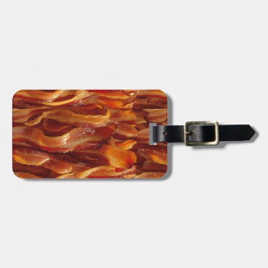ベーコンは装飾の永久に守備につきます ラゲッジタグ (正面横)