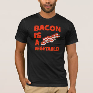 ベーコンは野菜です Tシャツ