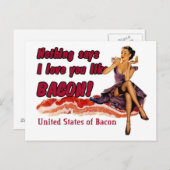 ベーコンみたいに好きなんて言ってない! ポストカード (正面/裏面)