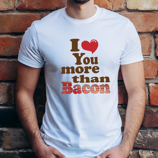 ベーコンより愛してる Tシャツ