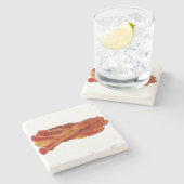 ベーコンをたくさん ストーンコースター (横)