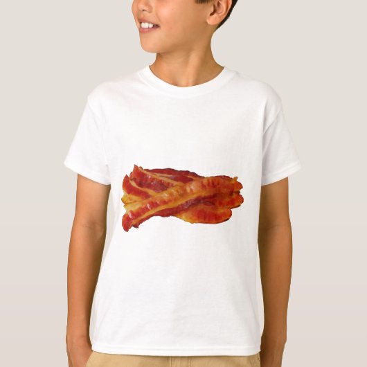 ベーコンをたくさん Tシャツ (正面)