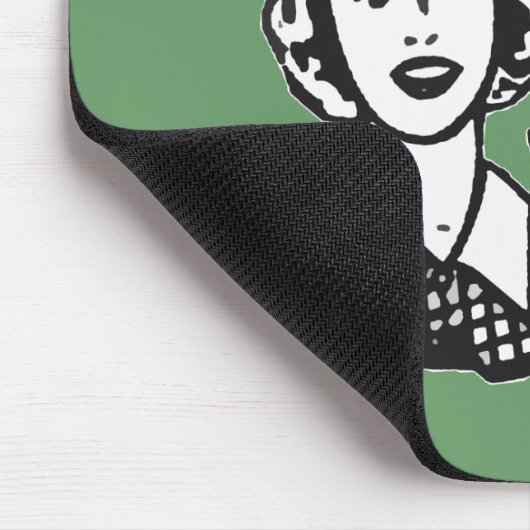 ベーコンを忘れないで下さい! おもしろいのベーコンのデザイン マウスパッド (コーナー)