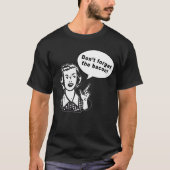 ベーコンを忘れないで下さい! おもしろいのベーコンのデザイン Tシャツ (正面)