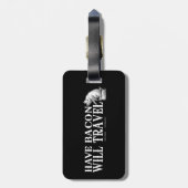 ベーコンを旅行させる ラゲッジタグ (裏面縦)