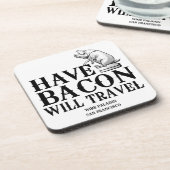 ベーコンを旅行する コースター (左側)