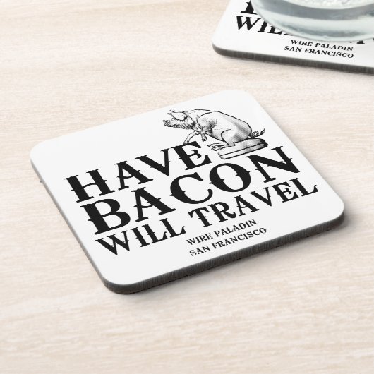 ベーコンを旅行する コースター (左側)