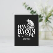ベーコンを旅行する ポストカード (スタンド正面)