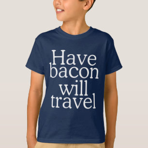 ベーコンを旅行する Tシャツ