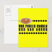 『ベーコンを見ろ』 ポストカード (正面/裏面)