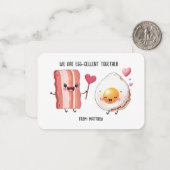 ベーコンエッグキッズパニーバレンタインデー教室 ノートカード (正面/裏面インサイチュ)