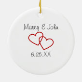 ベーコンカップルと同じくらい愛しなさい セラミックオーナメント (裏面)