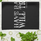 ベーコングランジを旅行させる キッチンタオル (折り畳み)