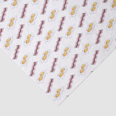 ベーコンストリップと揚げ卵の朝食フードペアリング 薄葉紙 (詳細)