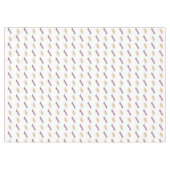 ベーコンストリップと揚げ卵の朝食フード テーブルクロス (正面(横))