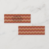 ベーコンストリップブレックフユーモアのあるァーストディナーレストラン スキニー名刺 (正面/裏面)