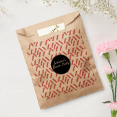 ベーコンストリップ食べの誕生日任意の年齢 フェイバーバッグ (封をした状態)