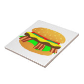 ベーコンチーズバーガー タイル (側面)