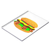 ベーコンチーズバーガー ノートブック (左側)