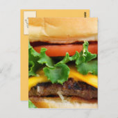 ベーコンチーズバーガー ポストカード (正面/裏面)
