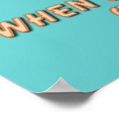 ベーコンツリーおもしろいプリントポスターサインユーモア ポスター (角)