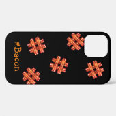 ベーコンハッシュタグ Case-Mate iPhoneケース (裏面 (横))