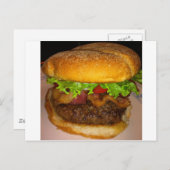 ベーコンバーガー ポストカード (正面/裏面)