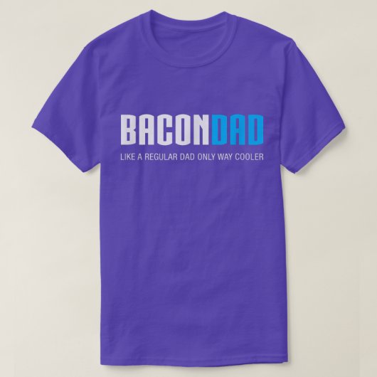 ベーコンパパおもしろい、かわいいお父さんの日の贈り物 Tシャツ (デザイン正面)