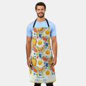 ベーコンパーソナライズされた&エッグ薬局RX エプロン (着用した状態)