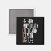 ベーコンパーティー動物 マグネット (正面/裏面)