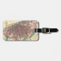 ベーコンビクトリアンのリバプールの地図1890