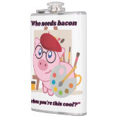 ベーコンピグ引用文 フラスク (左)