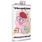 ベーコンピグ引用文 フラスク (右)